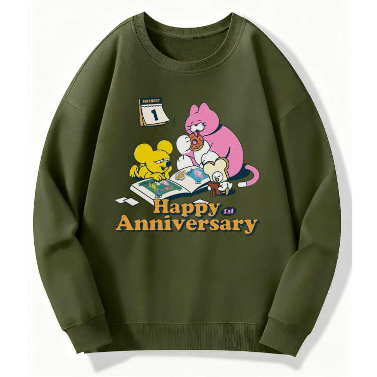 Happy Anniversary Sweatshirt - Image 2
