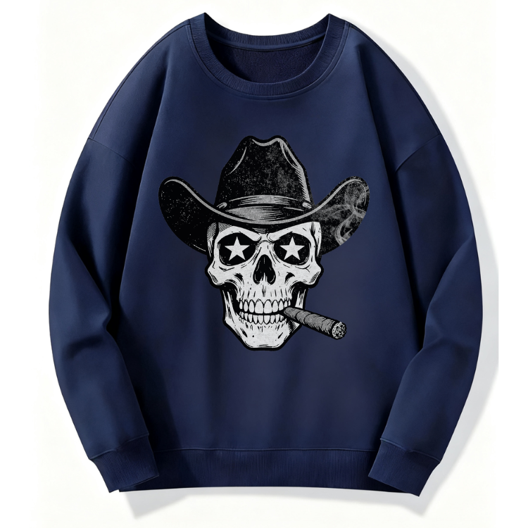 Western Skull Rock Sweatshirt - Image 3