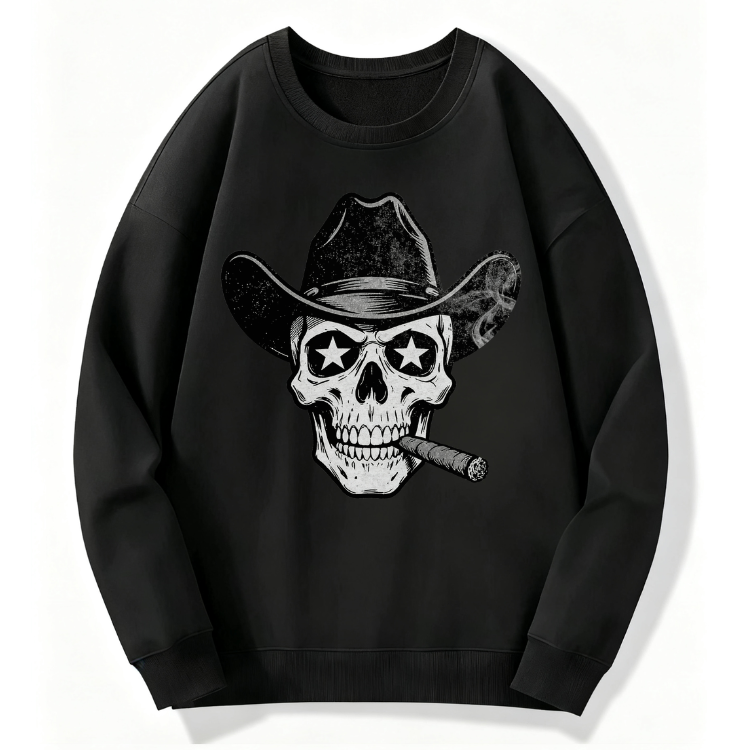 Western Skull Rock Sweatshirt - Image 6