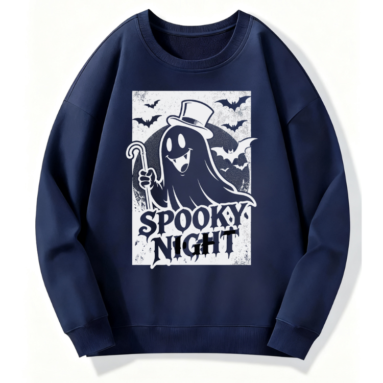 Spooky Ghost Night Sweatshirt - Image 3