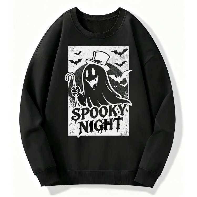 Spooky Ghost Night Sweatshirt - Image 6