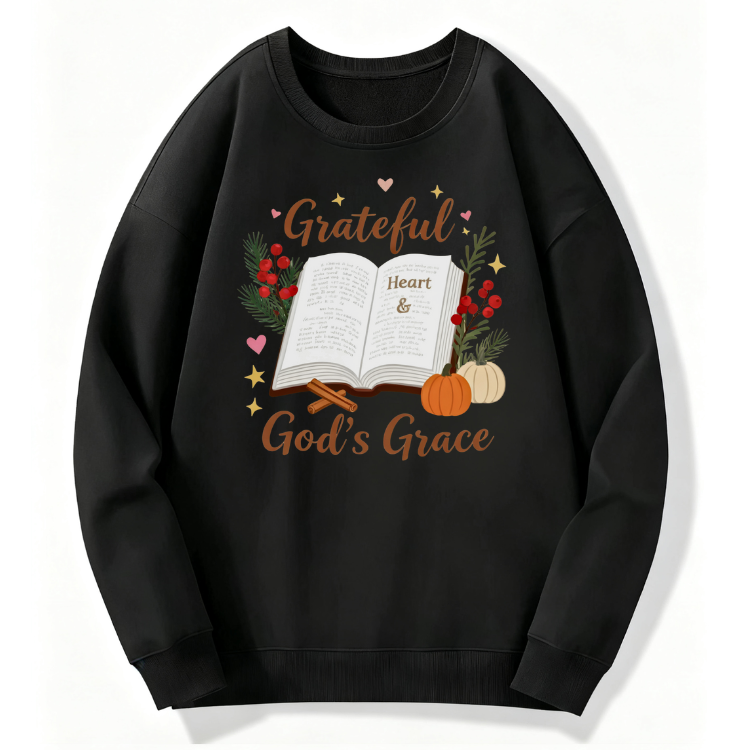 God’s Grace Grateful Sweatshirt - Image 5